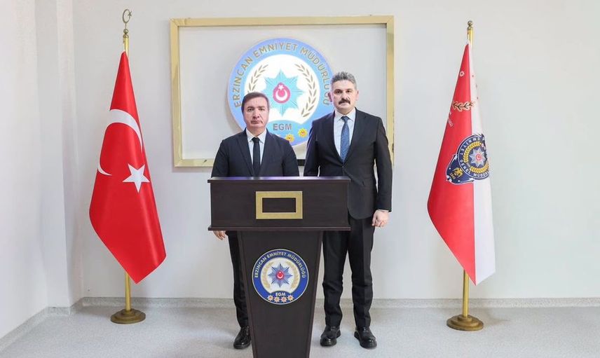Erzincan valisinden emniyet müdürüne iade-i ziyaret