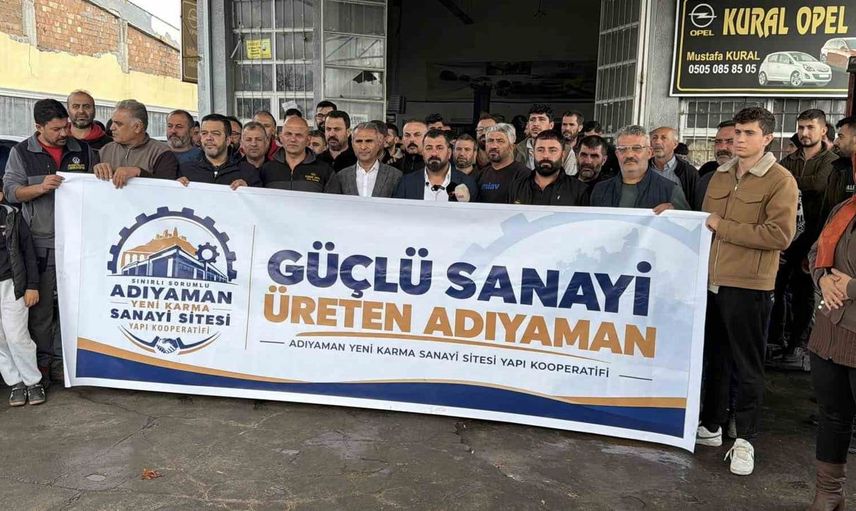 Esnaftan güçlü birliktelik: Adıyaman yeni sanayi sitesi için 209 dönüm arazi aldı