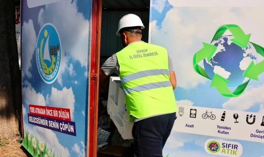 Sinop'ta sıfır atık projesi ile çevreye duyarlı adımlar atılıyor