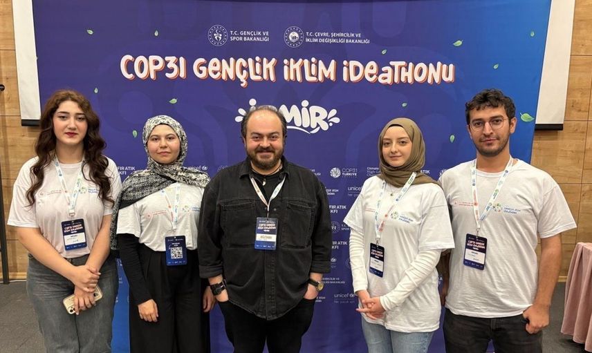 Karabük Üniversitesi öğrencileri COP31 Gençlik İklim Ideathonu'nda birinci oldu