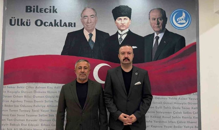 AK Parti Bilecik teşkilatından Ülkü Ocakları Başkanı Bahadır Emirler’e destek ziyareti