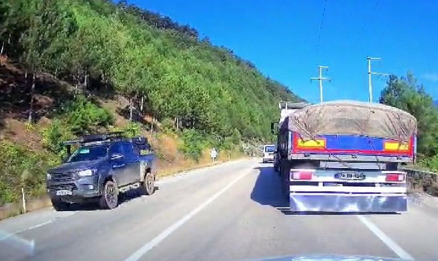 Karabük'te sollama faciasından dönüldü: Tehlikeli anlar kameralara yansıdı