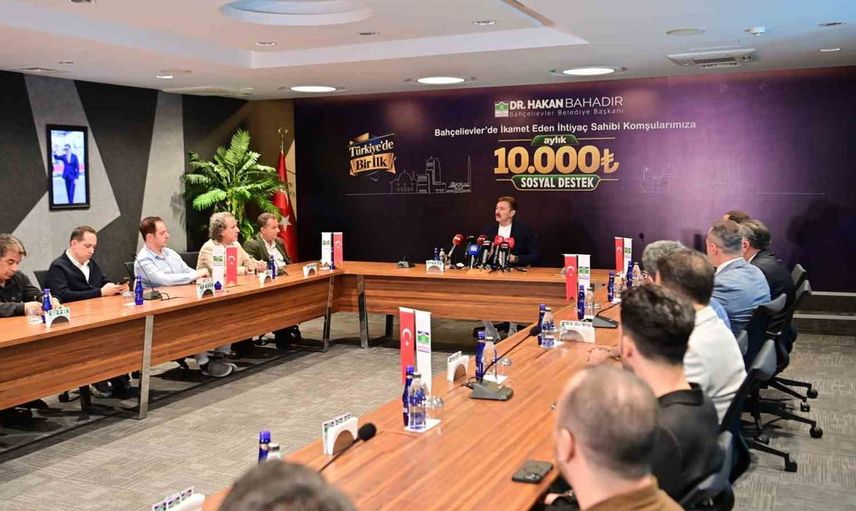 Bahçelievler'de ihtiyaç sahibi ailelere aylık 10 bin lira destek sağlanacak