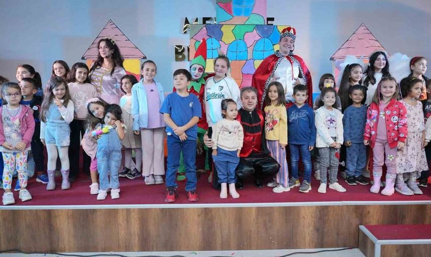 Muğla'da çocuklar sanatı ve eğlenceyi bir arada yaşadı
