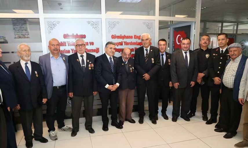 Gümüşhane'de Gaziler Günü'nde kardeşlik yürüyüşü düzenlendi