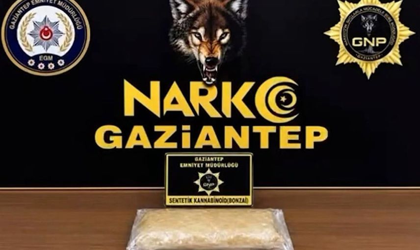 Gaziantep'te uyuşturucu operasyonu: 1 kilo 50 gram sentetik madde ele geçirildi