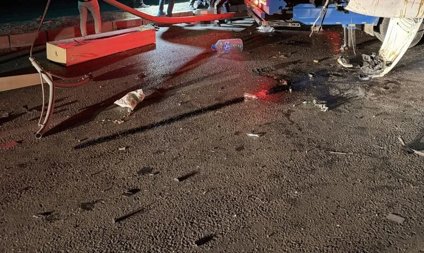 Ankara'da otomobil kazası: Sürücü hayatını kaybetti