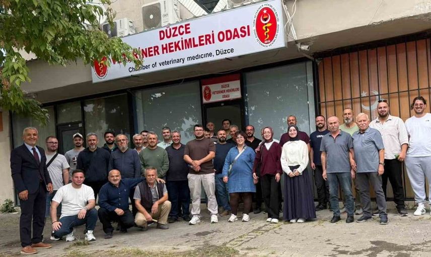 Düzce Veteriner Hekimleri Odası'nda 9. genel kurulu başarıyla tamamlandı