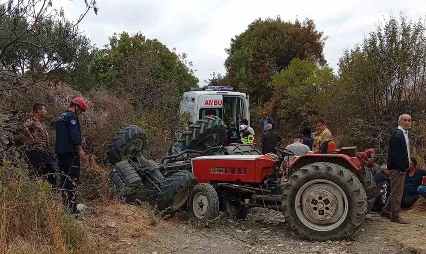 Manisa’da meydana gelen traktör kazasında iki kişi hayatını kaybetti