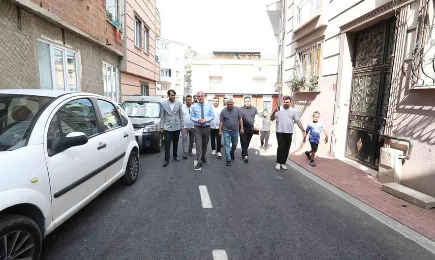 İnegöl'de yeni aile sağlığı merkezi çevresinde asfalt seferberliği