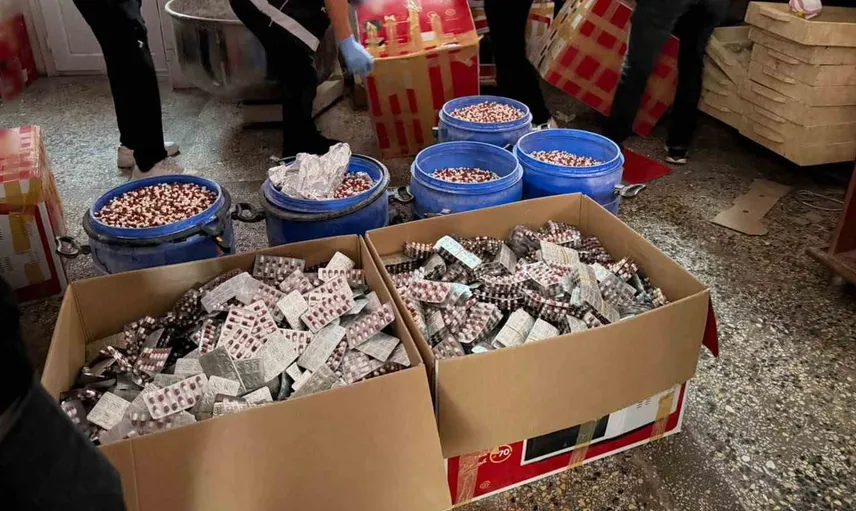 Mersin'de fırından çıkan uyuşturucu hapların boyutları şaşırttı