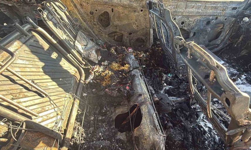 Eskişehir çevre yolunda otomobil yangını: yaralanmalar var