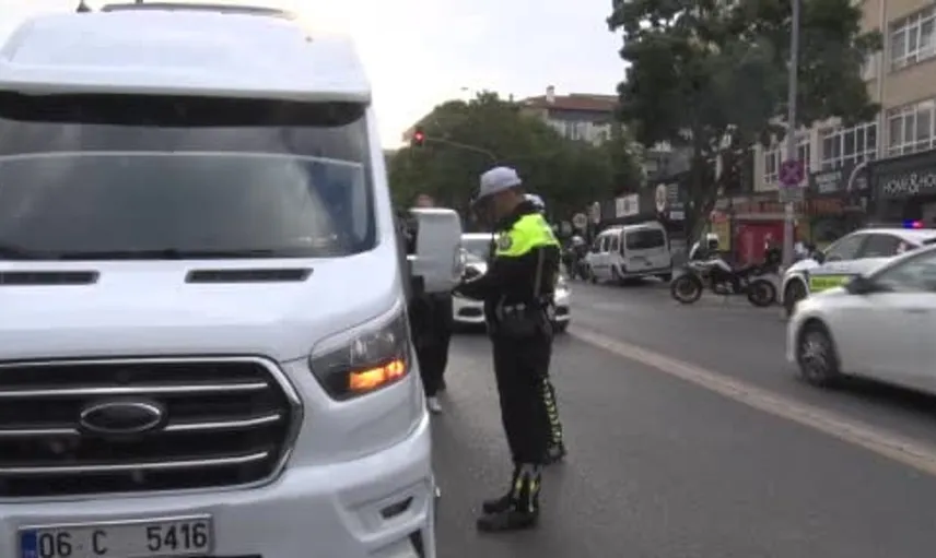Ankara'da okul servis araçlarına sıkı denetim uygulandı