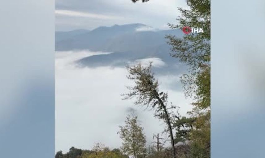 Karabük'te bulut denizi manzarası büyülüyor