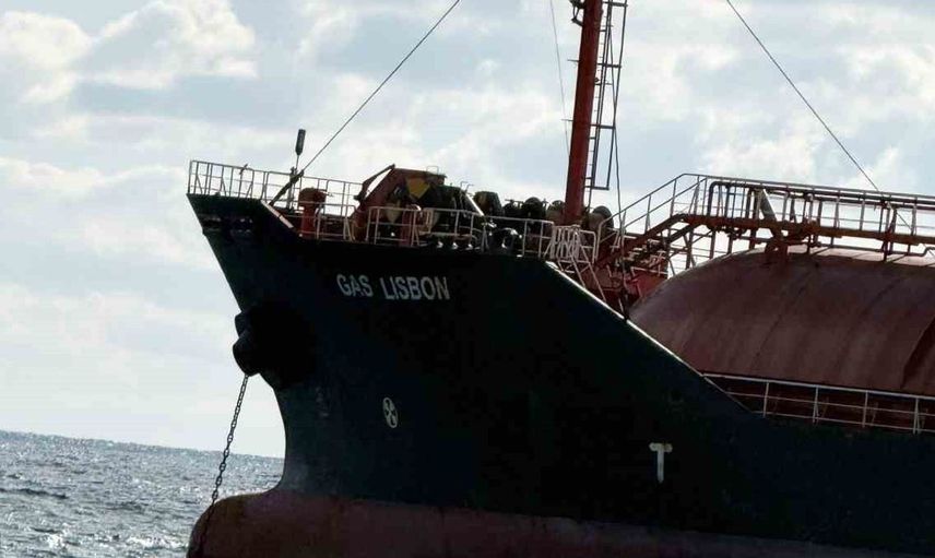 GAS LISBON İstanbul açıklarında görüntülendi: Karadeniz'deki saldırının izleri ortada