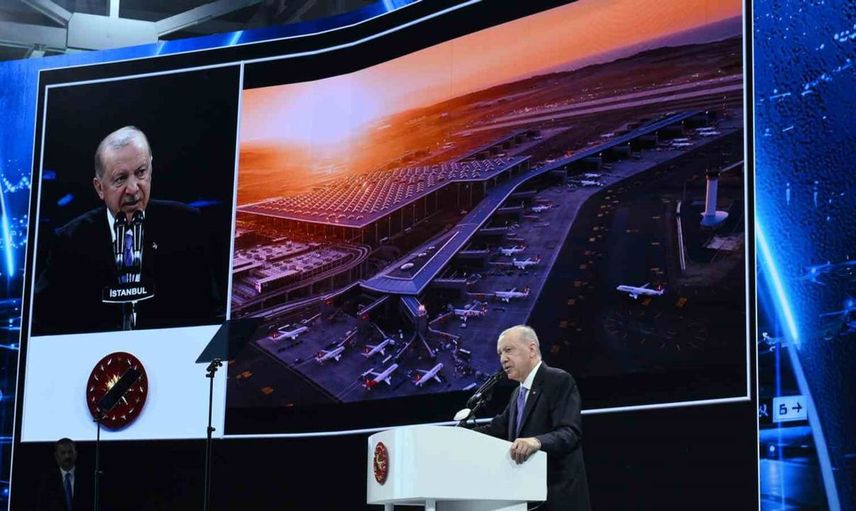Cumhurbaşkanı Erdoğan, İstanbul Havalimanı açılışında hedefleri ve başarıları paylaştı