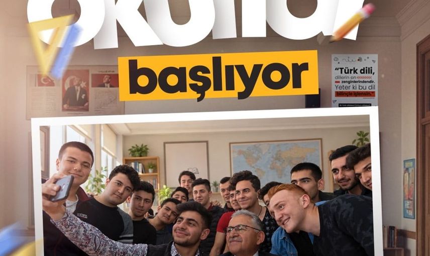 Kayseri'den yeni eğitim yılına umut dolu mesaj: Geleceği çocuklarımızla inşa ediyoruz