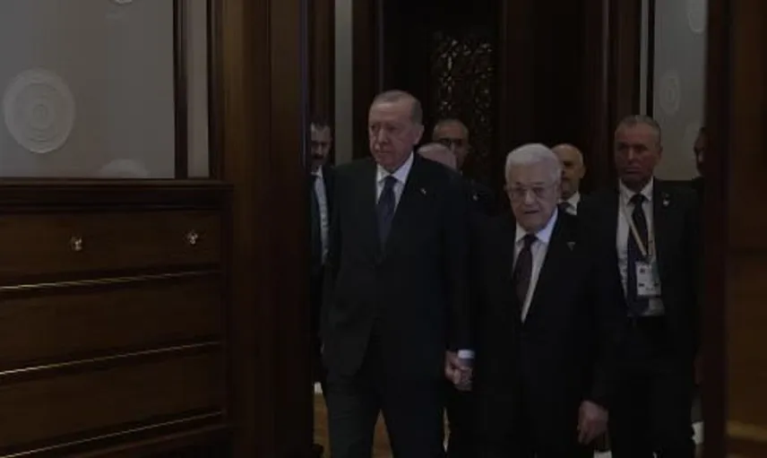 Cumhurbaşkanı Erdoğan, Filistin Devlet Başkanı Abbas ile kritik bir görüşme yaptı