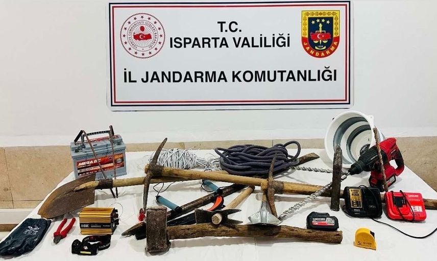 Isparta'da tarihi eser kaçakçılığına karşı sıkı denetim: 20 gözaltı