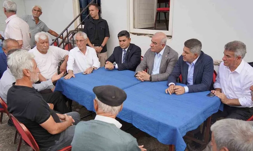 İshak Şan, Tut ilçesinde vatandaşlarla buluşarak sorunları dinledi