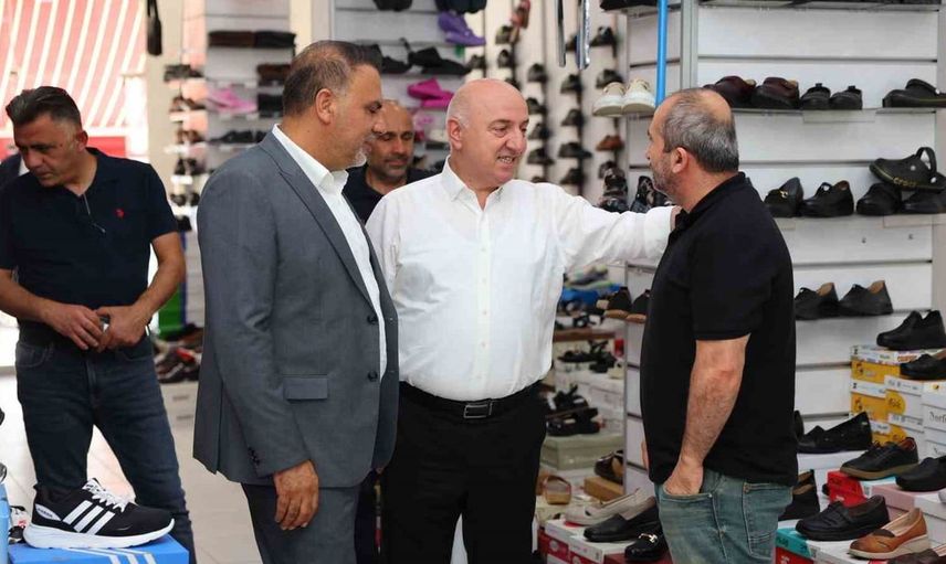Başkan Muzaffer Bıyık esnaf ve vatandaşlarla buluştu