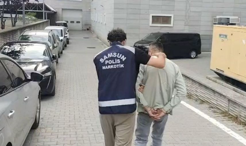 Samsun'da uyuşturucu ticaretinden hükümlü yakalandı