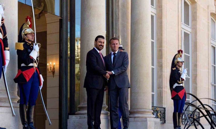 Emmanuel Macron, Irak Başbakanı Zeydi ile stratejik görüşme gerçekleştirdi