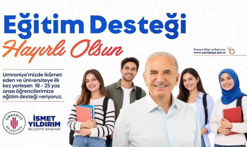 Ümraniye Belediyesi'nden üniversite öğrencilerine 20 bin TL eğitim yardımı