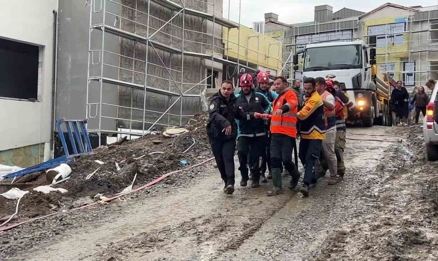 Beykoz'da okul inşaatında işçi düşerek yaşamını yitirdi