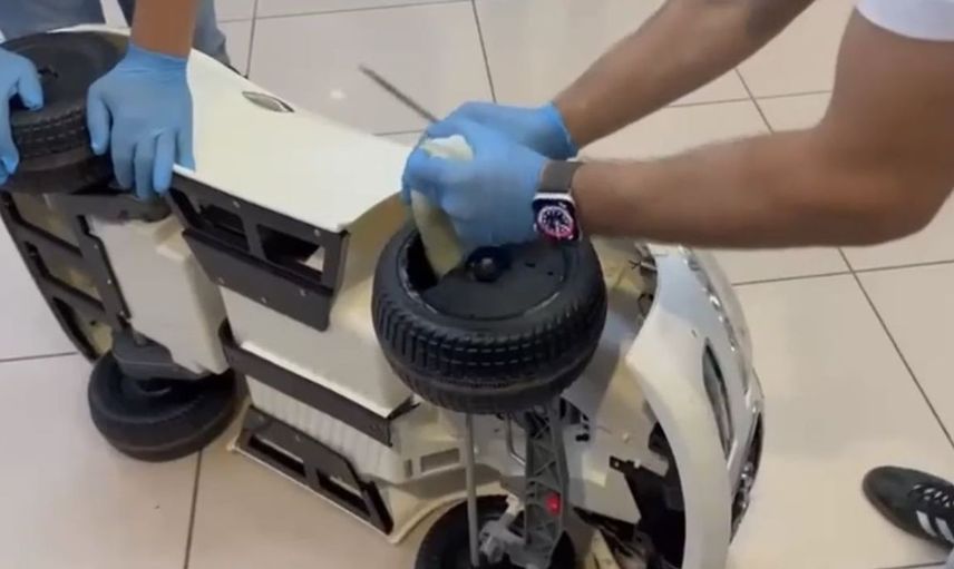 Akülü çocuk aracında bulunan metamfetaminle Samsun'da operasyon yapıldı