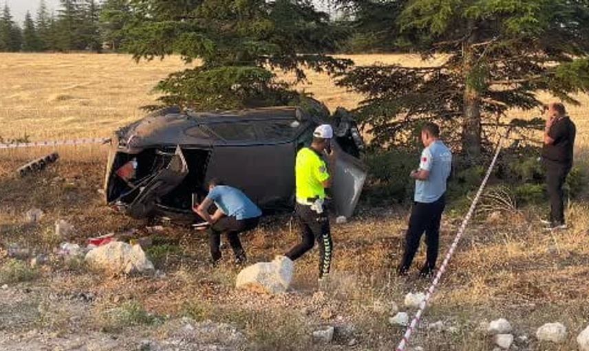 Karaman'da otomobille çarpışan motosiklet sürücüsü yaralandı