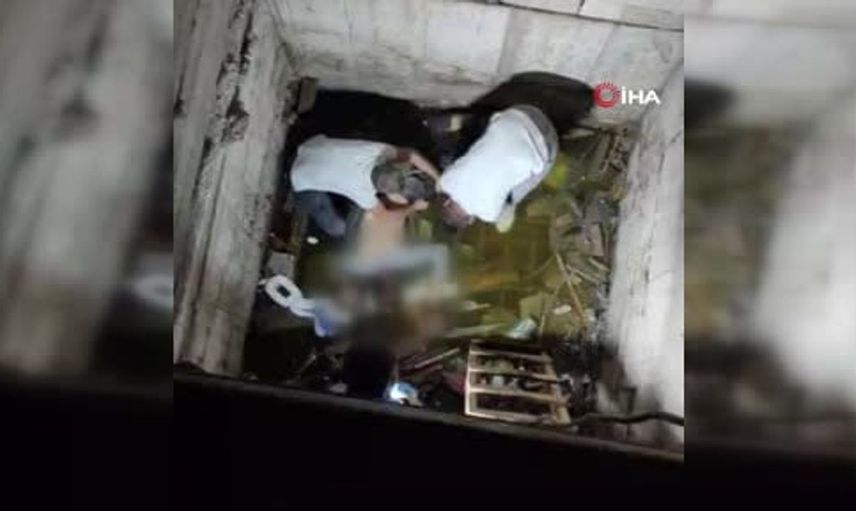 Ankara'da asansör boşluğuna düşen kişi hastaneye kaldırıldı