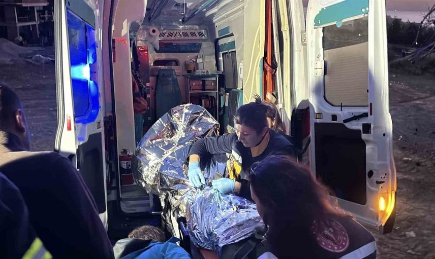 ÇOMÜ yerleşkesinde inşaatta göçük: iki işçi kurtarıldı