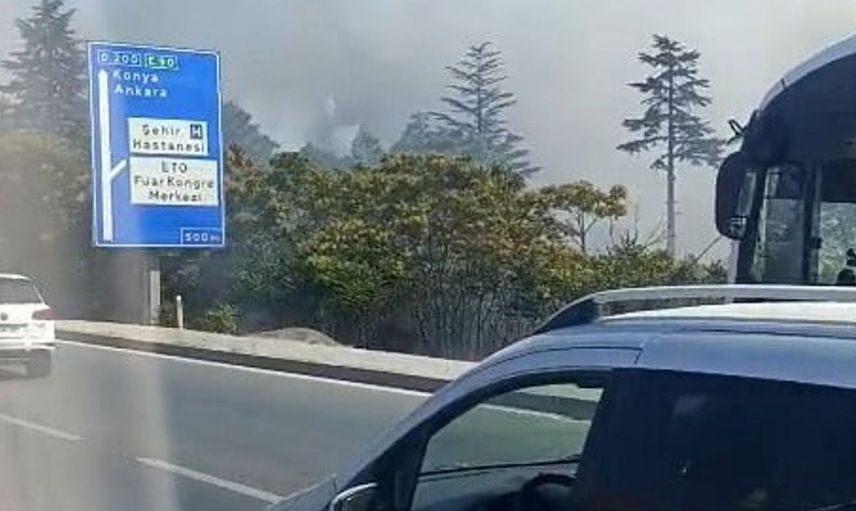 Eskişehir'de boş alanda yangın: İtfaiye müdahale ediyor