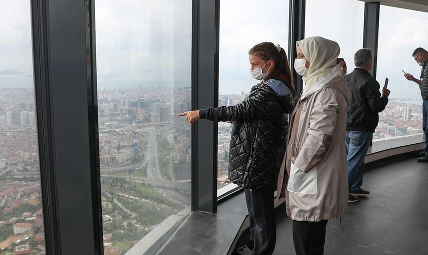 Çamlıca Kulesi'ne Ziyaret Akını Devam Ediyor! Haziran Ayında 39 Bin 174 Kişi Tarafında Ziyaret Edildi