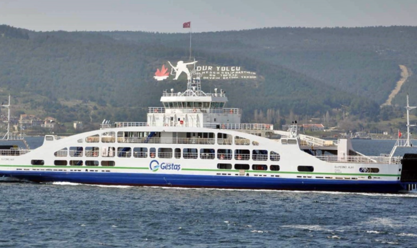Çanakkale'deki fırtına sebebiyle yarınki bazı seferler iptal edildi