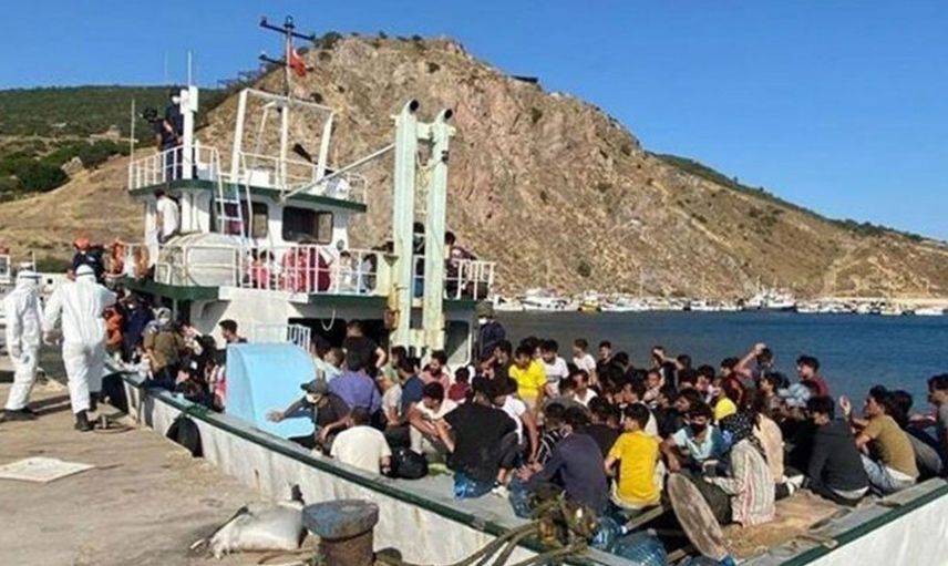 Çanakkale'den Yunanistan'a Gitmeye Çalışan 204 Kaçak Göçmen Yakalandı!