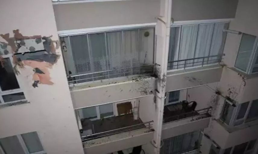 Çankaya'da kontrolden çıkan otomobil binanın üçüncü katına çarptı: Faciadan dönüldü!