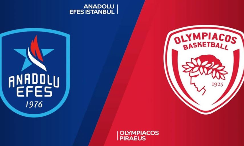 Canlı maç izle: Anadolu Efes Olympiakos maçını canlı izle S Sport