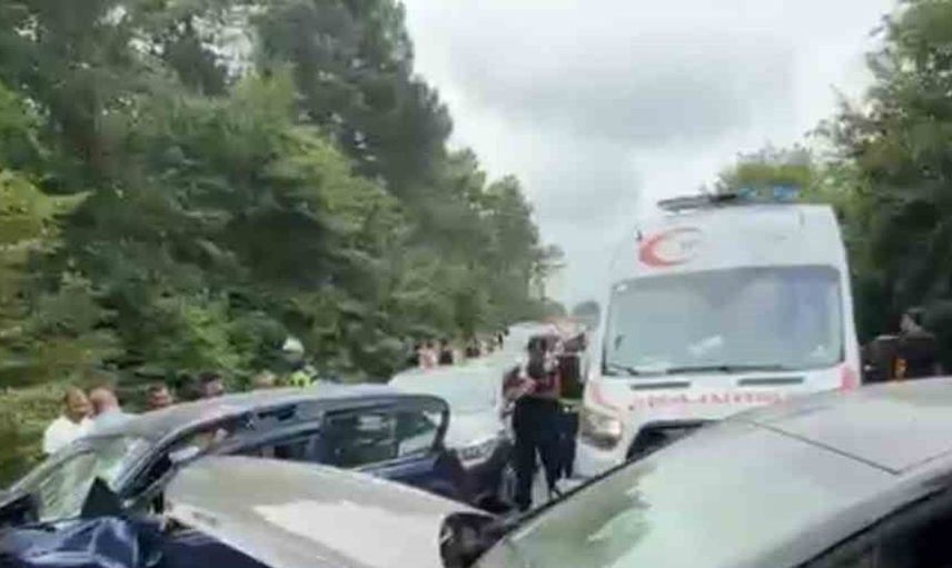 Kocaeli’de meydana gelen trafik kazasında 6 kişi yaralandı