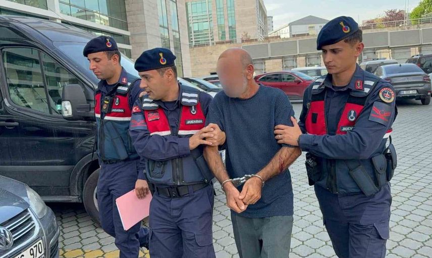 Samsun'da orman malzemelerini çalan şüpheli suçüstü yakalandı