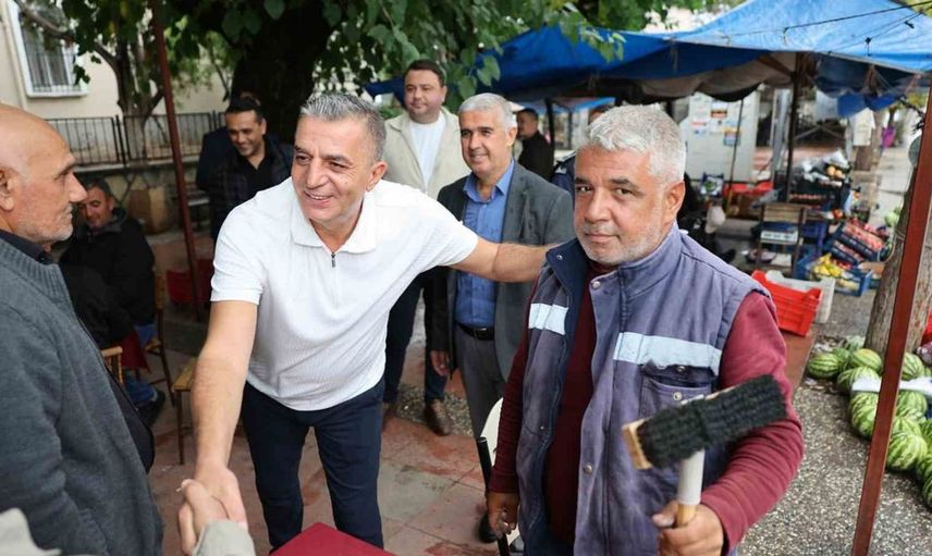 Başkan Şimşek, mahalle ziyaretlerinde vatandaşlarla bir araya geldi
