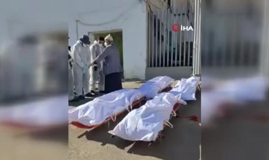 Sebte’de göçmenlerin cenazeleri defnedilmeye başladı