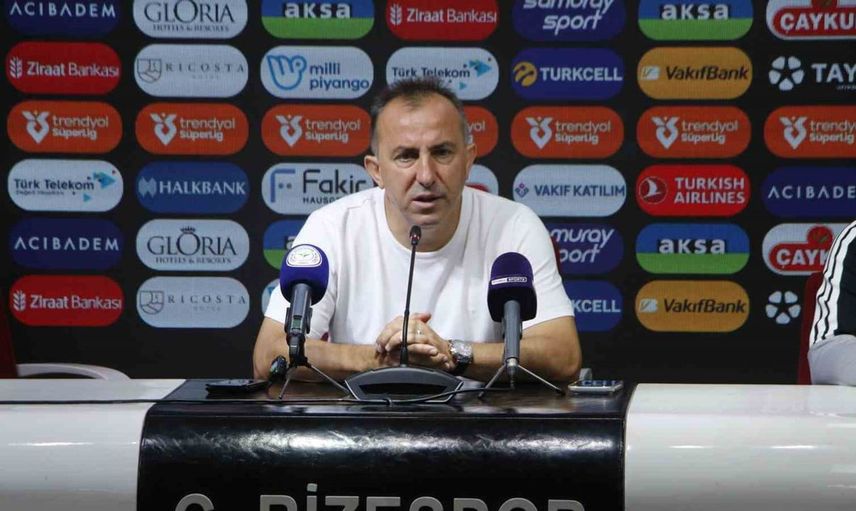 Çaykur Rizespor'dan beklenen sonuç gelmedi: Teknik direktör üzüntüsünü dile getirdi