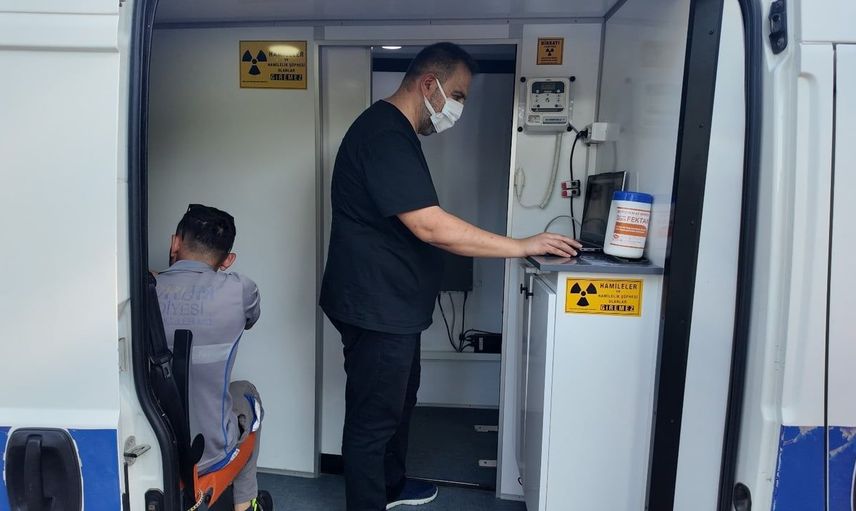 Bodrum Belediyesi, saha çalışanlarına sağlık taraması yaptı