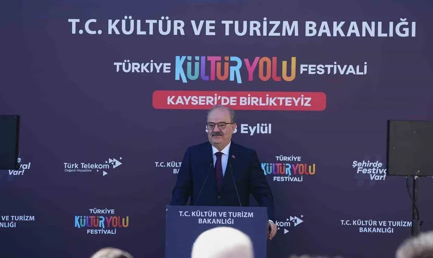 Kayseri'de kültürel bir şölen: Türkiye Kültür Yolu Festivali başladı