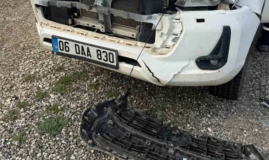 Batman'da pikap büyükbaş hayvana çarptı: Yaralı hayvan için müdahale