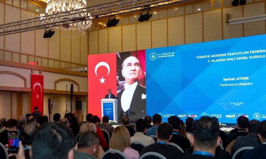 Modern pentatlon federasyonu mali genel kurulunu Ankara'da gerçekleştirdi