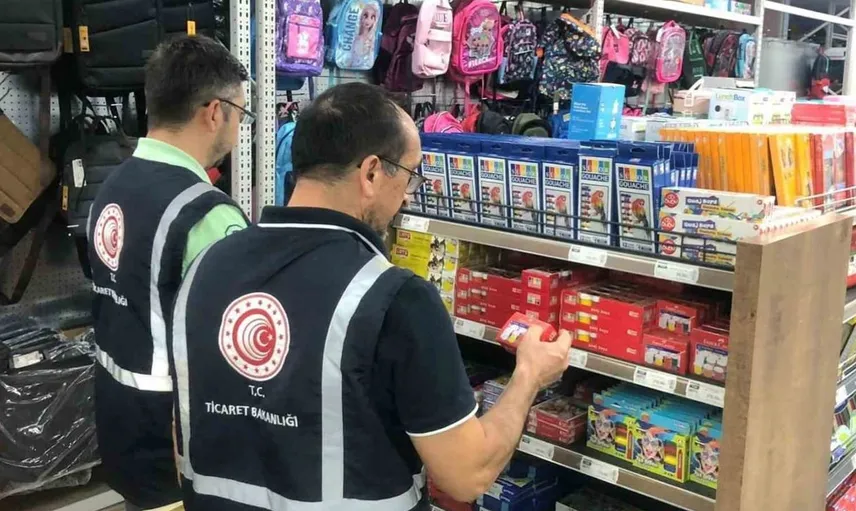Bolu'da yeni eğitim yılı öncesi kırtasiye ürünleri denetlendi