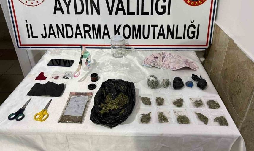 Nazilli'de uyuşturucu operasyonu: evdeki depo dikkat çekti